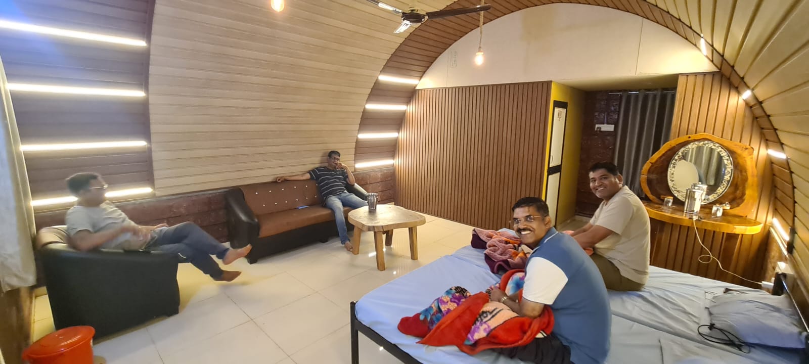 Our delighted guest